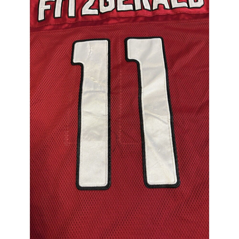 Arizona Cardinals Reebok NFL Larry Fitzgerald SB XLIII Jersey SIZE 54 - Picture 11 of 14
